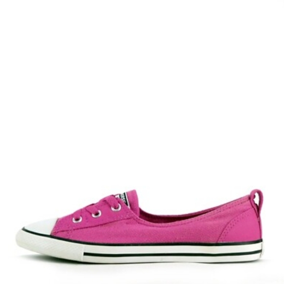 Converse Women's Pink Canvas Sneakers, Size 6.5 - Picture 1 of 8